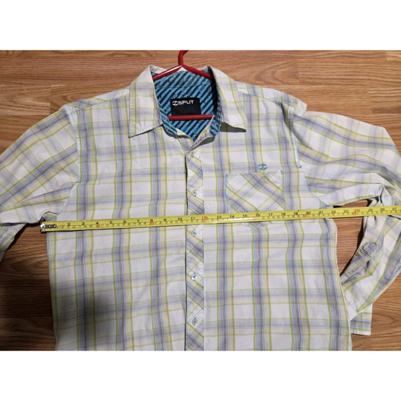 Split Men Long Sleeves Shirt Large Pre-Owned - Picture 6 of 7